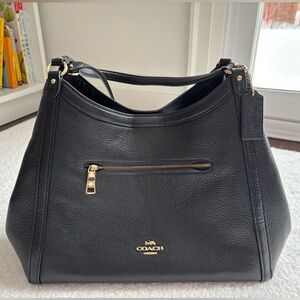 Coach Black Leather Kristy Shoulder Bag